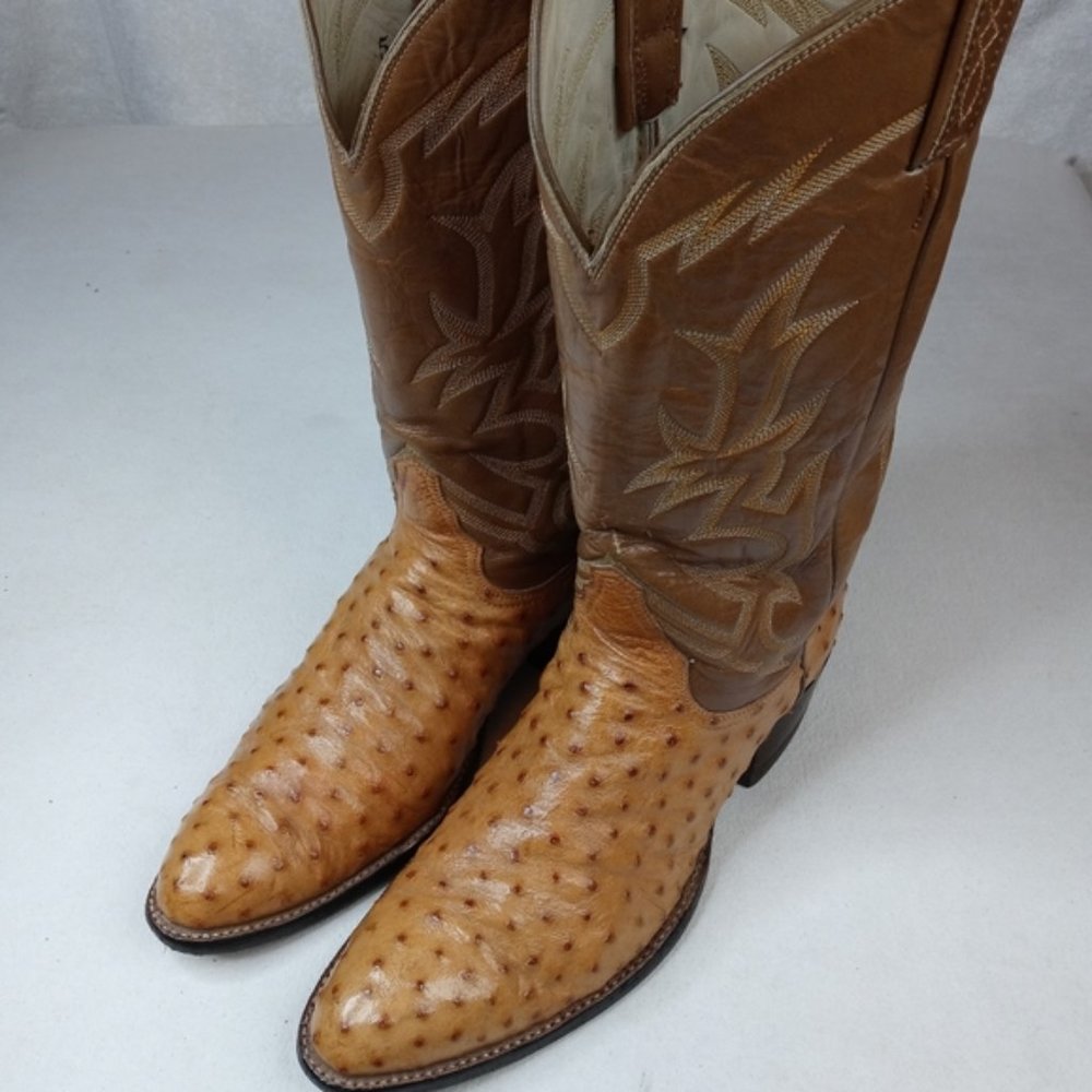 Tony Lama El Ray Men's Ostrich Boots